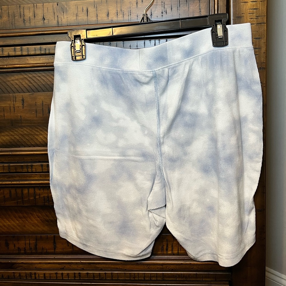 Soma Blue Tie Dye Biker Short